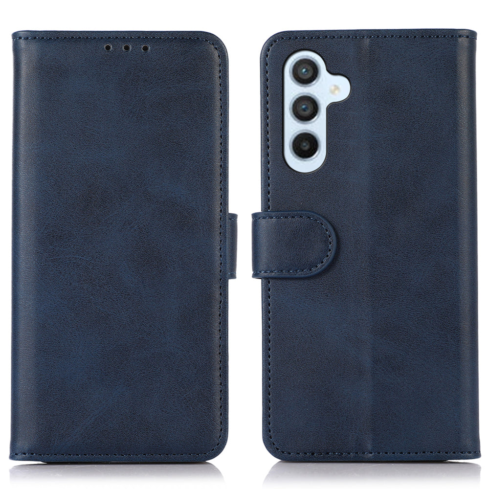 For Samsung Galaxy A05s 4G Case Anti-Scratch Leather Cowhide Texture Wallet with Stand
