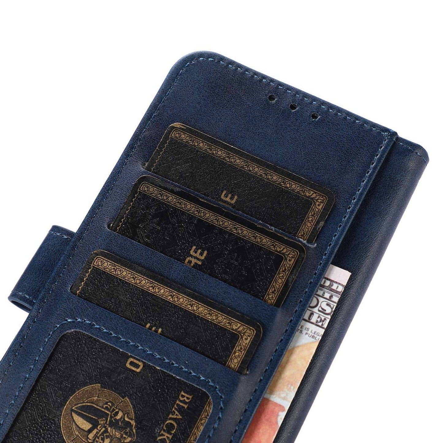 For Samsung Galaxy A05s 4G Case Anti-Scratch Leather Cowhide Texture Wallet with Stand