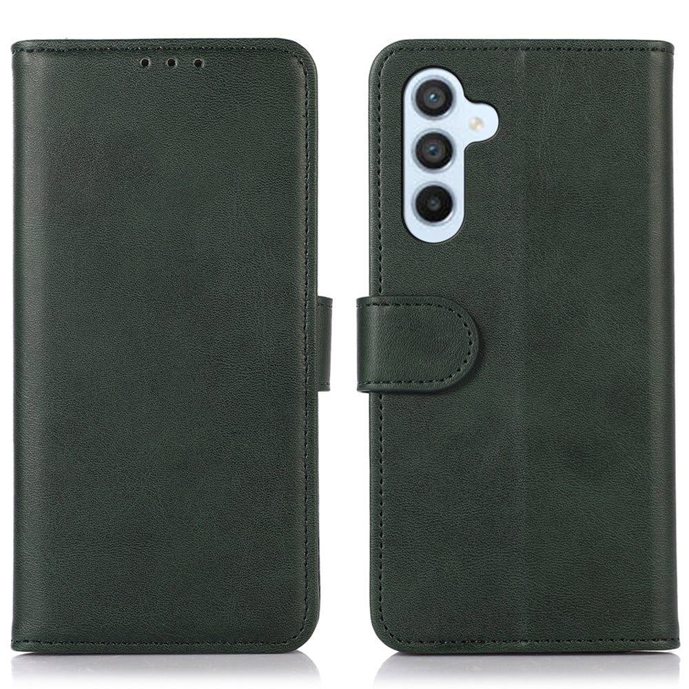 For Samsung Galaxy A05s 4G Case Anti-Scratch Leather Cowhide Texture Wallet with Stand