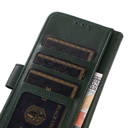 For Samsung Galaxy A05s 4G Case Anti-Scratch Leather Cowhide Texture Wallet with Stand