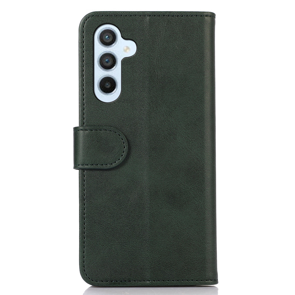 For Samsung Galaxy A05s 4G Case Anti-Scratch Leather Cowhide Texture Wallet with Stand