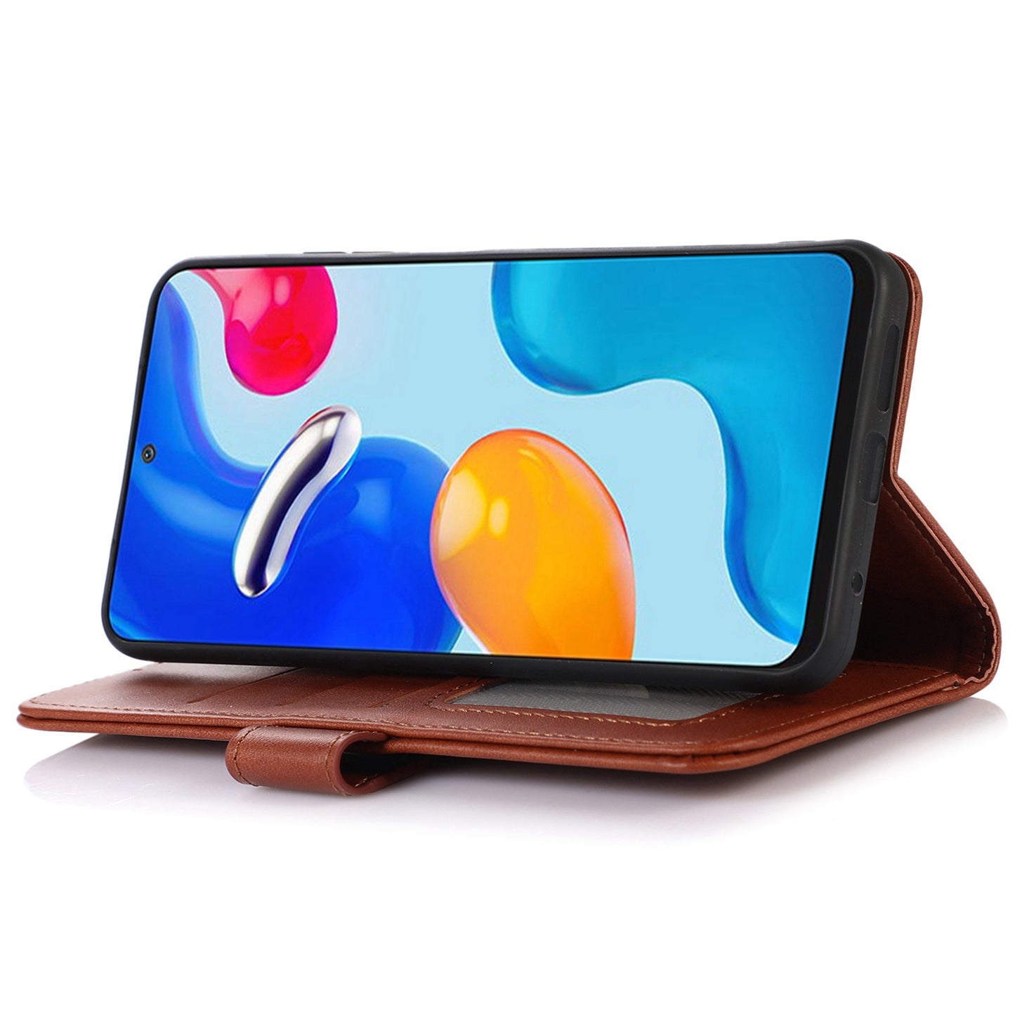 For Samsung Galaxy A05s 4G Case Anti-Scratch Leather Cowhide Texture Wallet with Stand