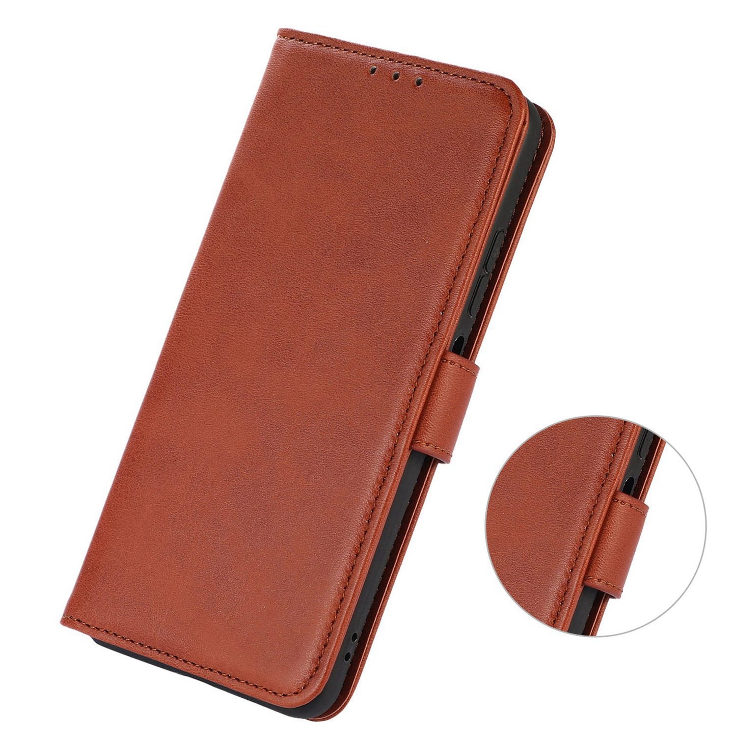 For Samsung Galaxy A05s 4G Case Anti-Scratch Leather Cowhide Texture Wallet with Stand