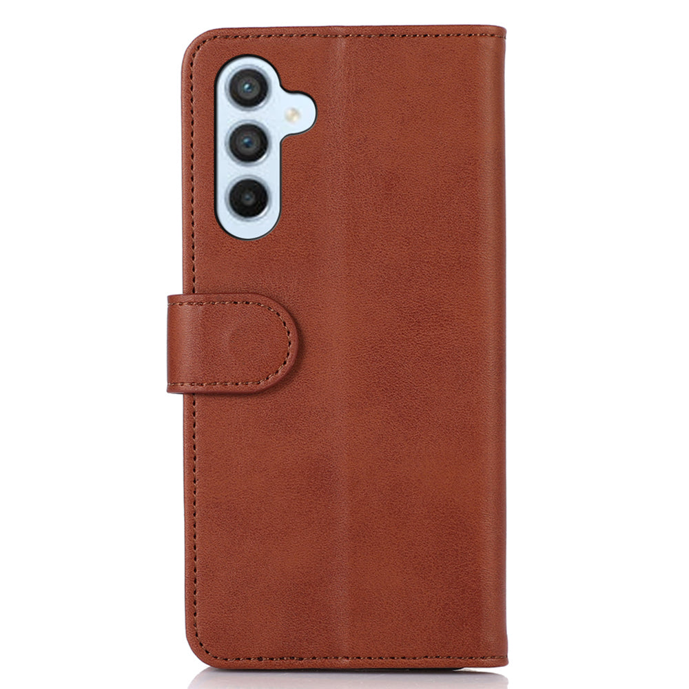 For Samsung Galaxy A05s 4G Case Anti-Scratch Leather Cowhide Texture Wallet with Stand