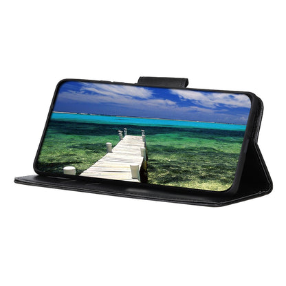 For Samsung Galaxy A05s 4G Case PU Leather Case Crazy Horse Texture Wallet Stand Phone Cover