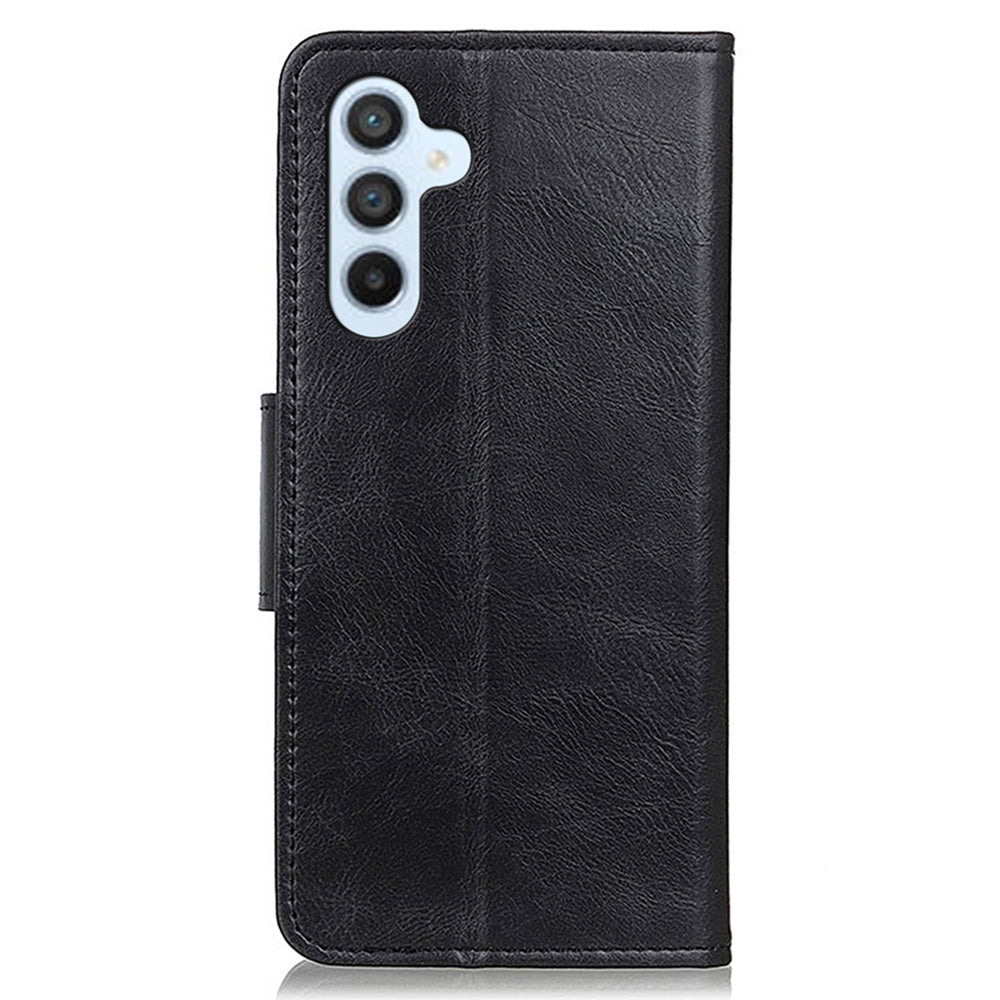 For Samsung Galaxy A05s 4G Case PU Leather Case Crazy Horse Texture Wallet Stand Phone Cover