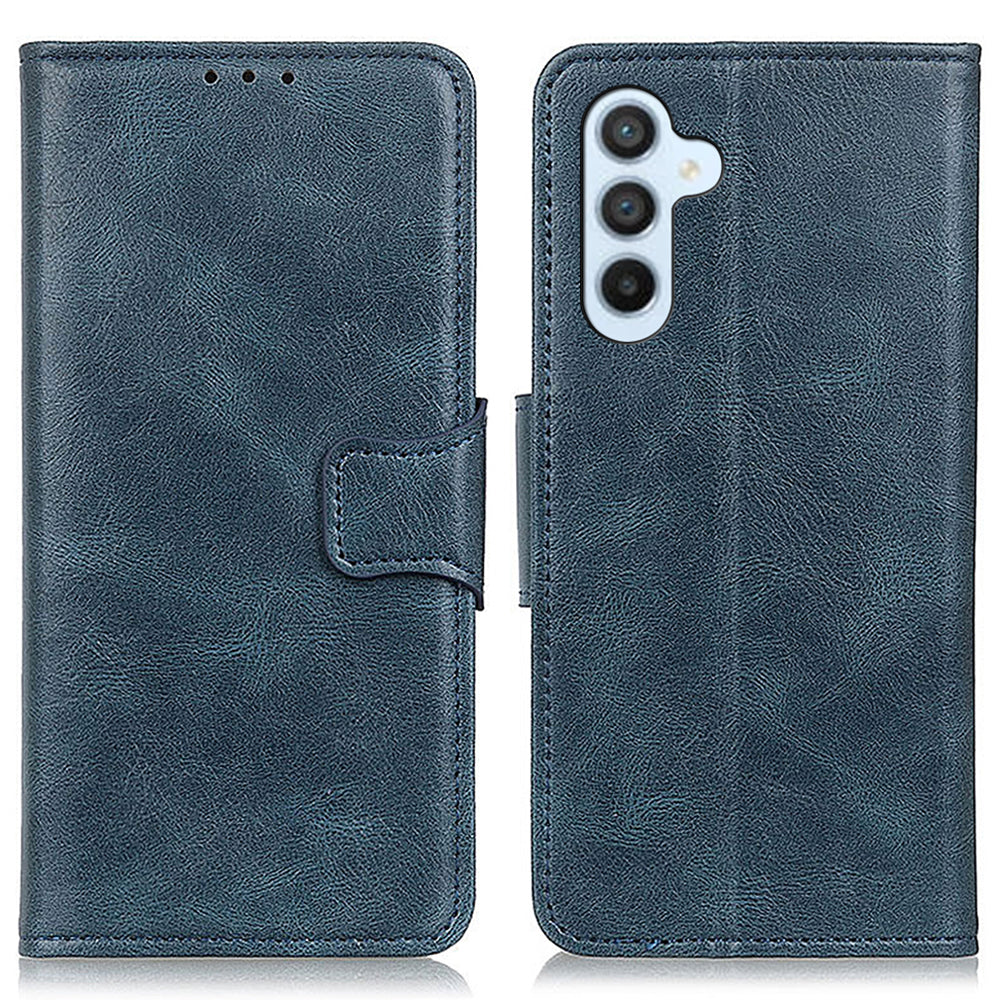 For Samsung Galaxy A05s 4G Case PU Leather Case Crazy Horse Texture Wallet Stand Phone Cover