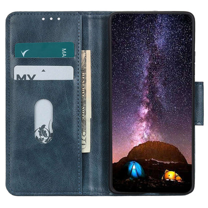 For Samsung Galaxy A05s 4G Case PU Leather Case Crazy Horse Texture Wallet Stand Phone Cover