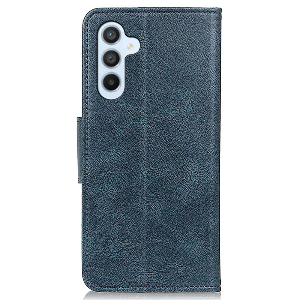 For Samsung Galaxy A05s 4G Case PU Leather Case Crazy Horse Texture Wallet Stand Phone Cover