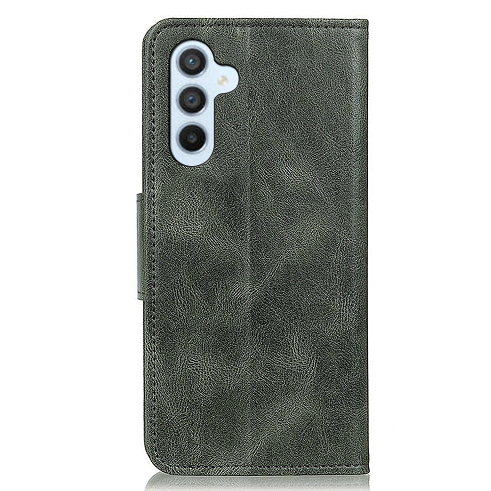 For Samsung Galaxy A05s 4G Case PU Leather Case Crazy Horse Texture Wallet Stand Phone Cover