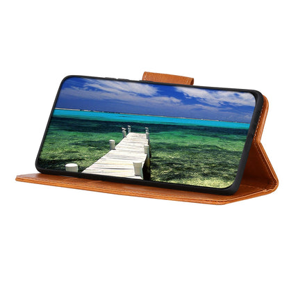 For Samsung Galaxy A05s 4G Case PU Leather Case Crazy Horse Texture Wallet Stand Phone Cover