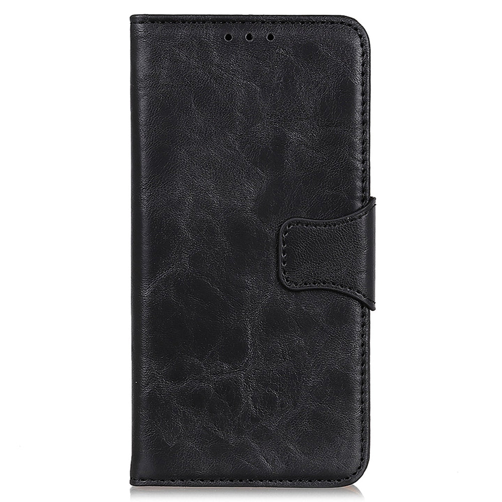 For Samsung Galaxy A05s 4G Case Split Leather Stand Crazy Horse Texture Wallet Phone Cover