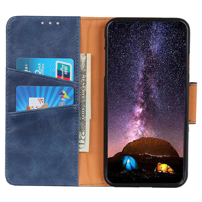 For Samsung Galaxy A05s 4G Case Split Leather Stand Crazy Horse Texture Wallet Phone Cover