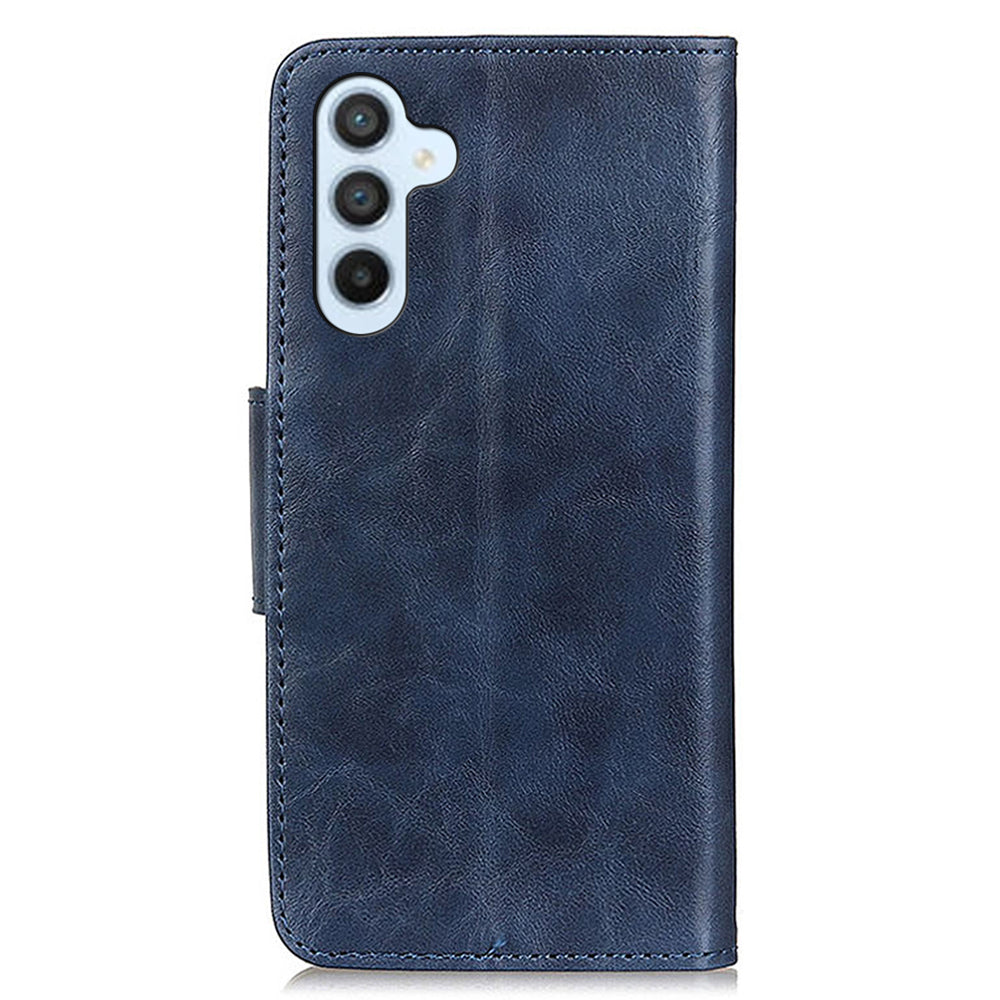 For Samsung Galaxy A05s 4G Case Split Leather Stand Crazy Horse Texture Wallet Phone Cover