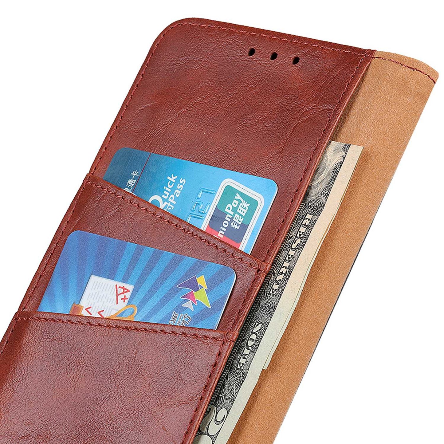 For Samsung Galaxy A05s 4G Case Split Leather Stand Crazy Horse Texture Wallet Phone Cover