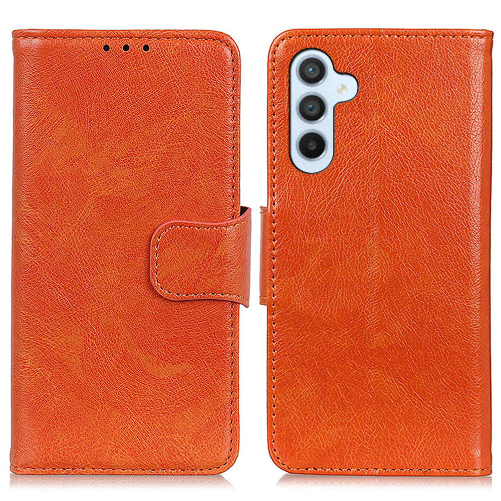 For Samsung Galaxy A05s 4G Case Nappa Texture Split Leather Stand Wallet Phone Cover