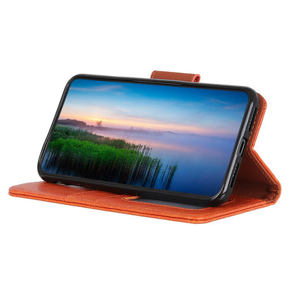 For Samsung Galaxy A05s 4G Case Nappa Texture Split Leather Stand Wallet Phone Cover