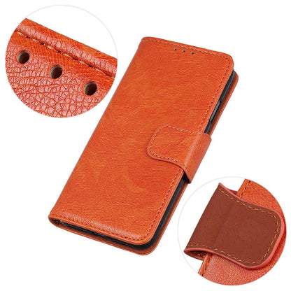 For Samsung Galaxy A05s 4G Case Nappa Texture Split Leather Stand Wallet Phone Cover