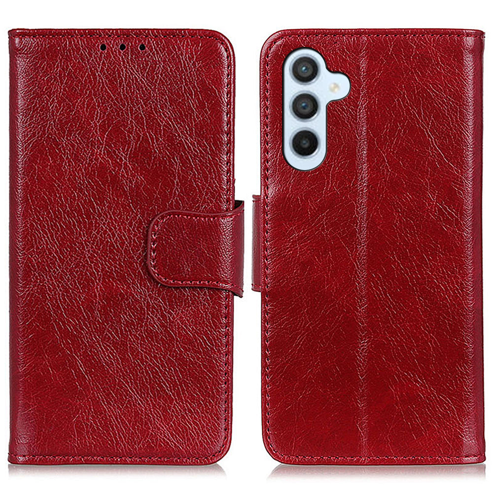 For Samsung Galaxy A05s 4G Case Nappa Texture Split Leather Stand Wallet Phone Cover