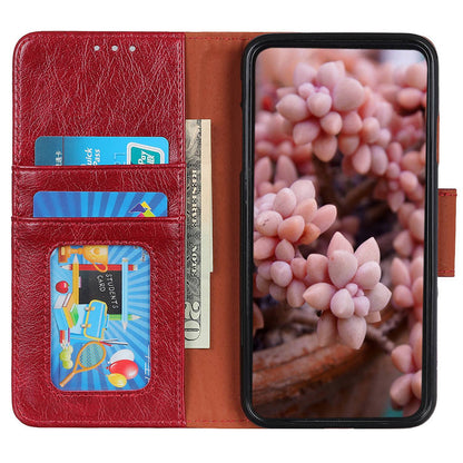 For Samsung Galaxy A05s 4G Case Nappa Texture Split Leather Stand Wallet Phone Cover