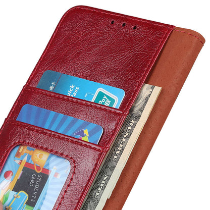 For Samsung Galaxy A05s 4G Case Nappa Texture Split Leather Stand Wallet Phone Cover