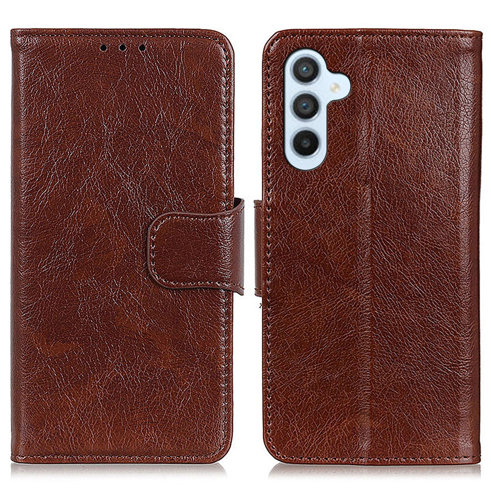 For Samsung Galaxy A05s 4G Case Nappa Texture Split Leather Stand Wallet Phone Cover