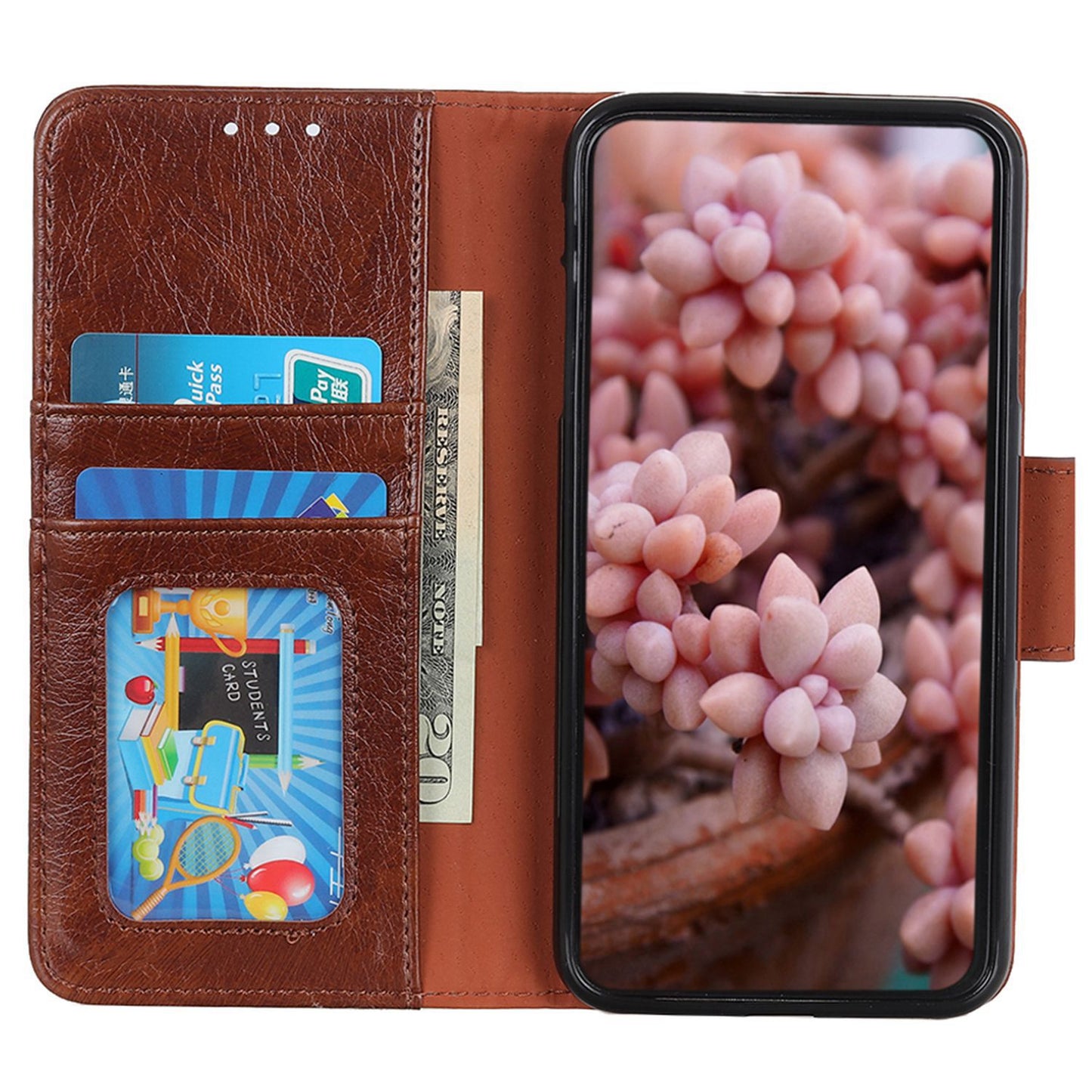 For Samsung Galaxy A05s 4G Case Nappa Texture Split Leather Stand Wallet Phone Cover