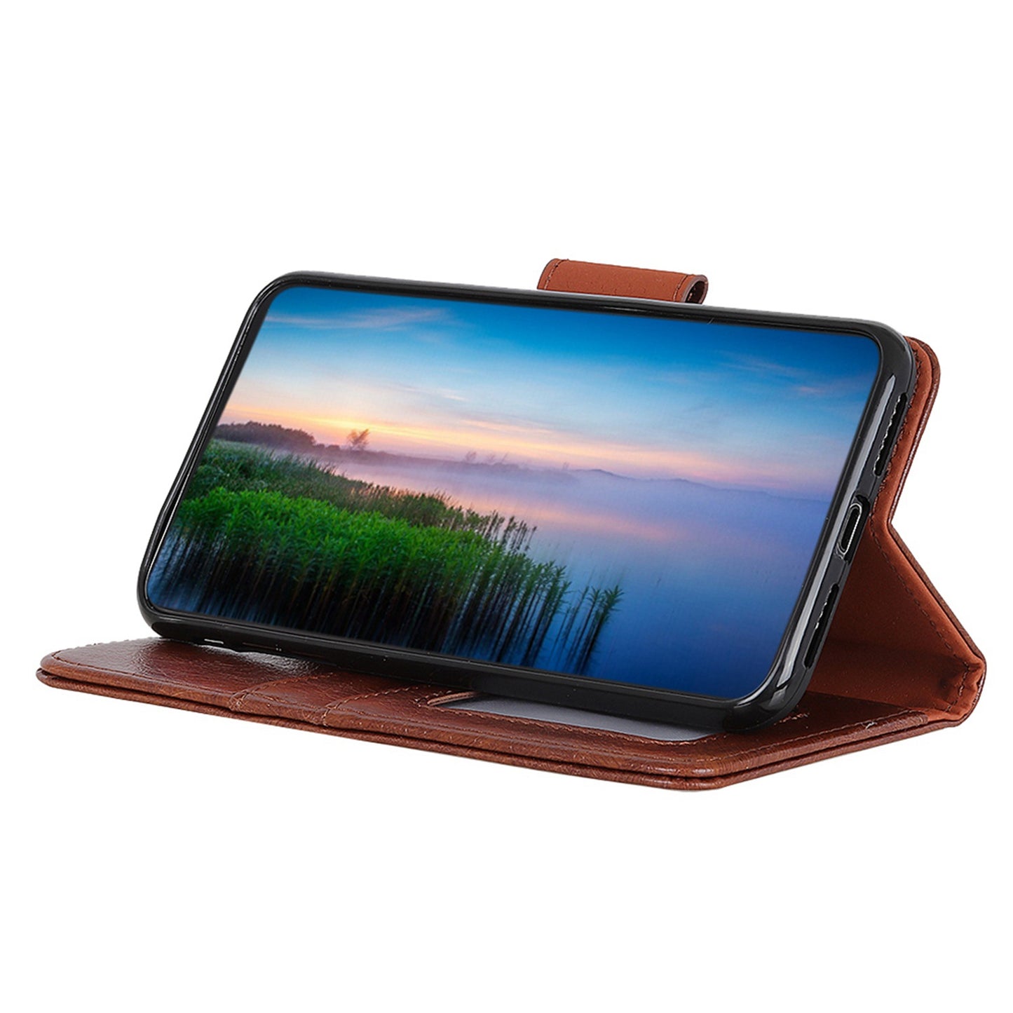 For Samsung Galaxy A05s 4G Case Nappa Texture Split Leather Stand Wallet Phone Cover
