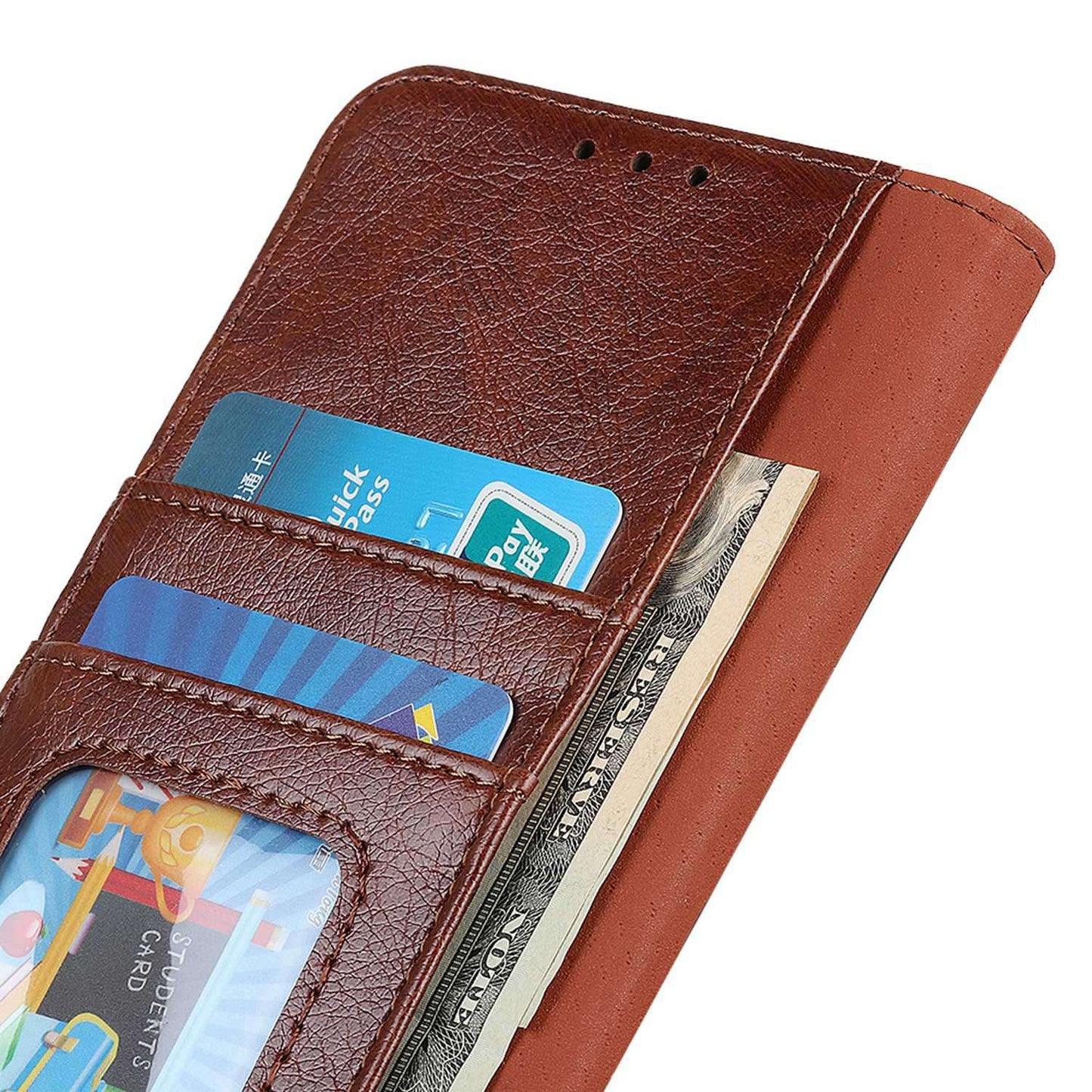 For Samsung Galaxy A05s 4G Case Nappa Texture Split Leather Stand Wallet Phone Cover