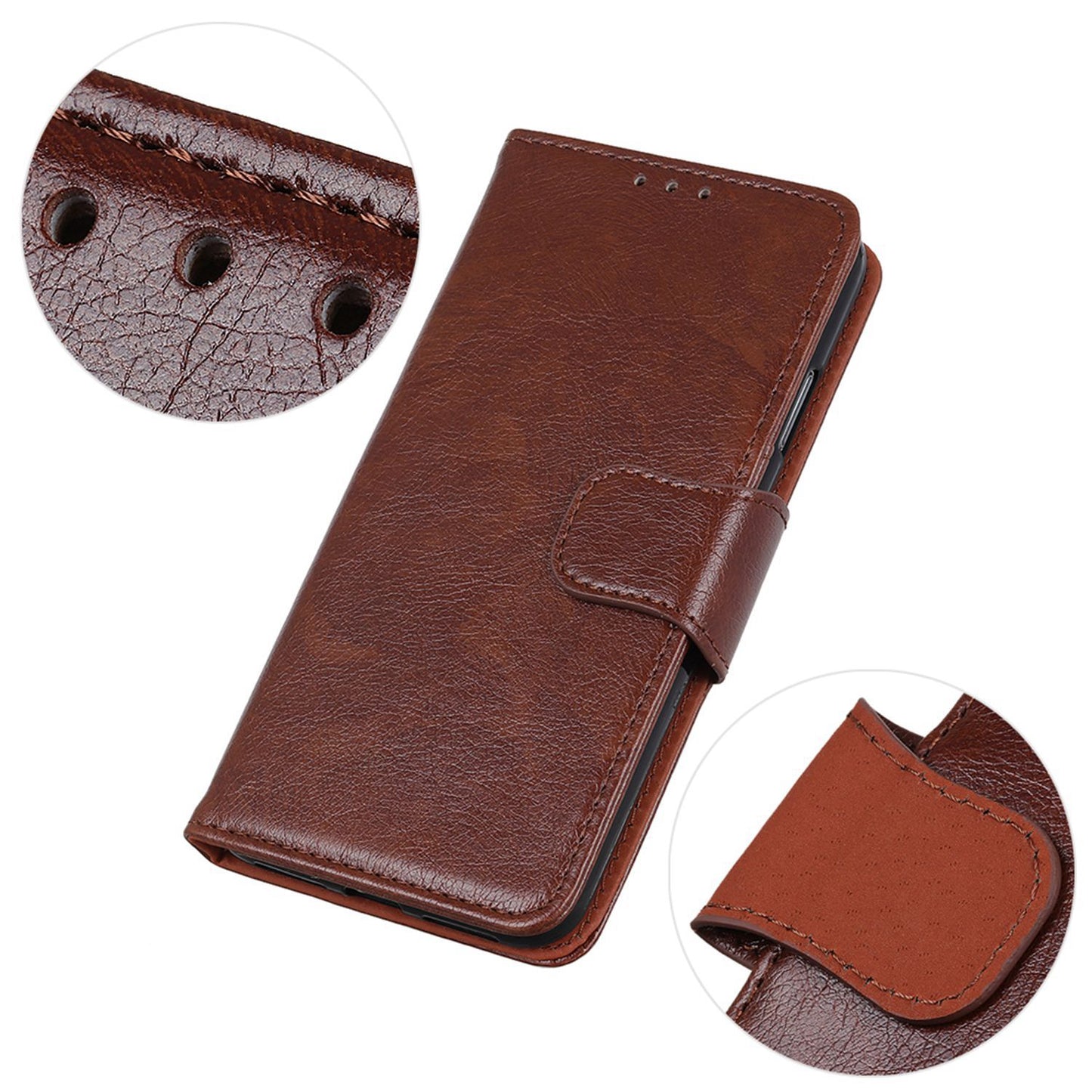 For Samsung Galaxy A05s 4G Case Nappa Texture Split Leather Stand Wallet Phone Cover