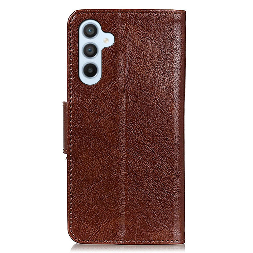 For Samsung Galaxy A05s 4G Case Nappa Texture Split Leather Stand Wallet Phone Cover