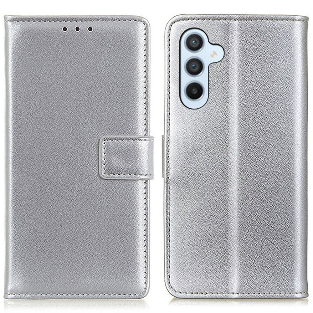 For Samsung Galaxy A05s 4G Case Anti-Fingerprint Leather Wallet Phone Cover with Stand Function