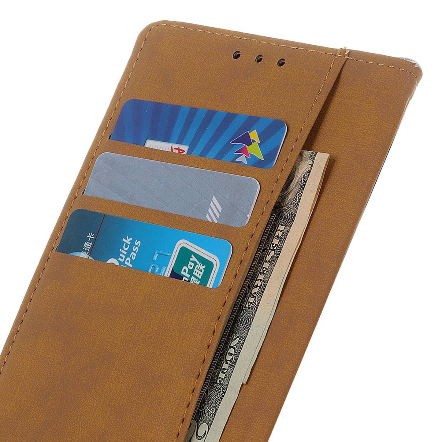 For Samsung Galaxy A05s 4G Case Anti-Fingerprint Leather Wallet Phone Cover with Stand Function