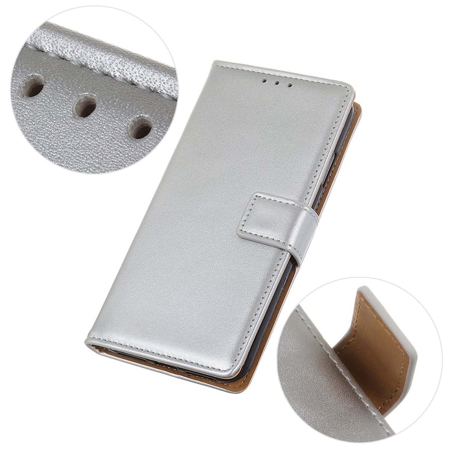 For Samsung Galaxy A05s 4G Case Anti-Fingerprint Leather Wallet Phone Cover with Stand Function