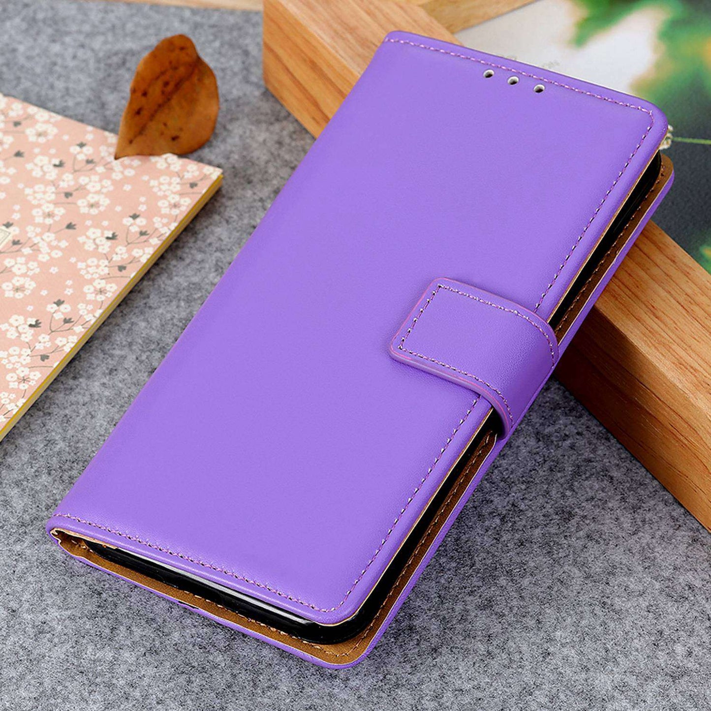 For Samsung Galaxy A05s 4G Case Anti-Fingerprint Leather Wallet Phone Cover with Stand Function