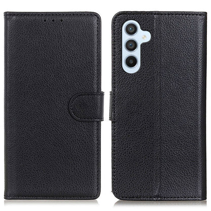 For Samsung Galaxy A05s 4G Case PU Leather Wallet Stand Litchi Texture Phone Cover