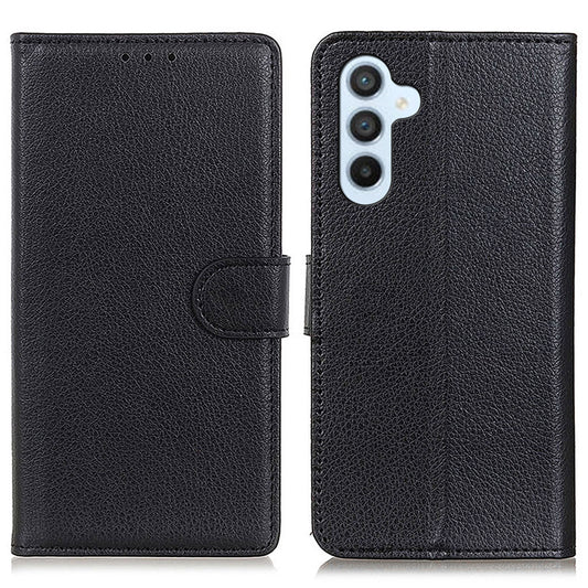 For Samsung Galaxy A05s 4G Case PU Leather Wallet Stand Litchi Texture Phone Cover