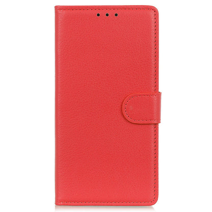 For Samsung Galaxy A05s 4G Case PU Leather Wallet Stand Litchi Texture Phone Cover