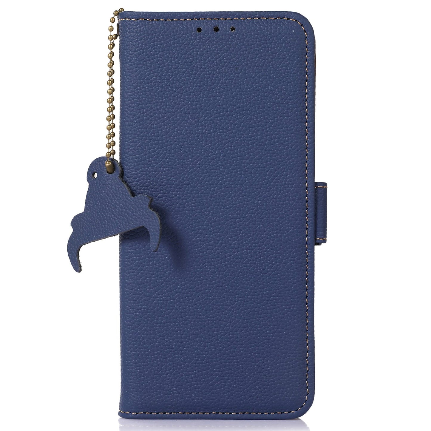 For Samsung Galaxy A05s 4G Case RFID Blocking Phone Wallet Case Genuine Cow Leather Cover