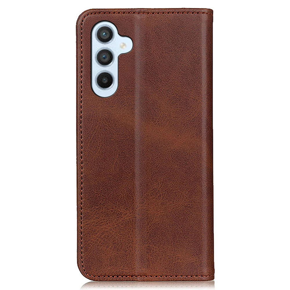 For Samsung Galaxy A05s 4G Case Cowhide Texture Split Leather Cover Wallet Stand Phone Shell