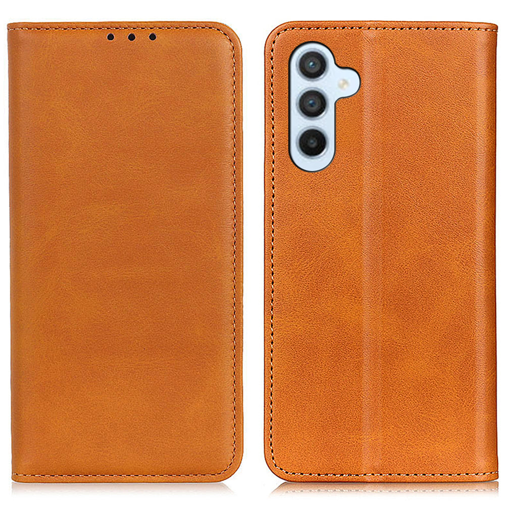 For Samsung Galaxy A05s 4G Case Cowhide Texture Split Leather Cover Wallet Stand Phone Shell