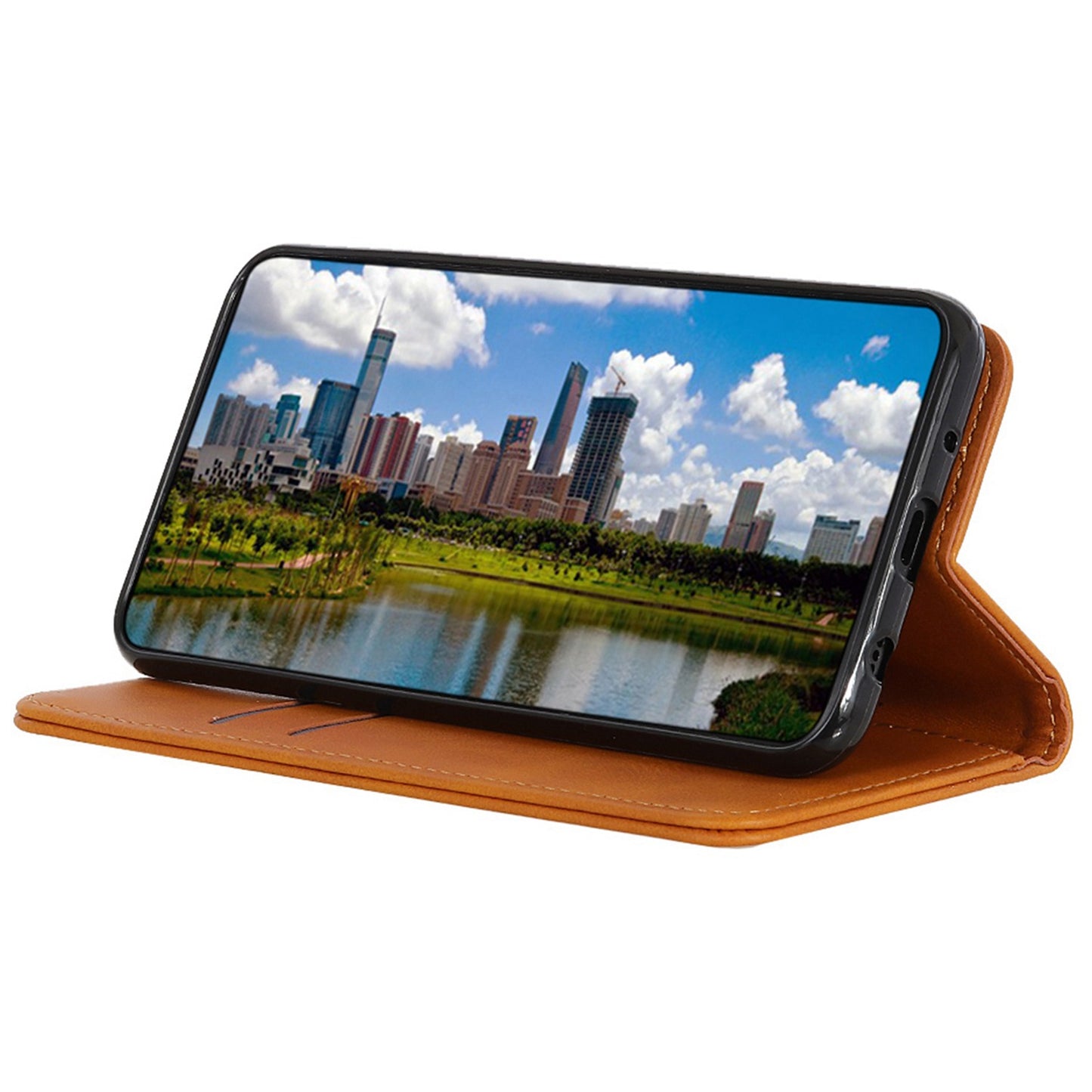 For Samsung Galaxy A05s 4G Case Cowhide Texture Split Leather Cover Wallet Stand Phone Shell