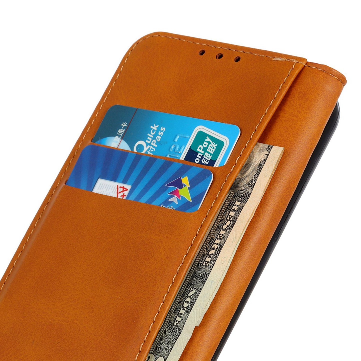 For Samsung Galaxy A05s 4G Case Cowhide Texture Split Leather Cover Wallet Stand Phone Shell