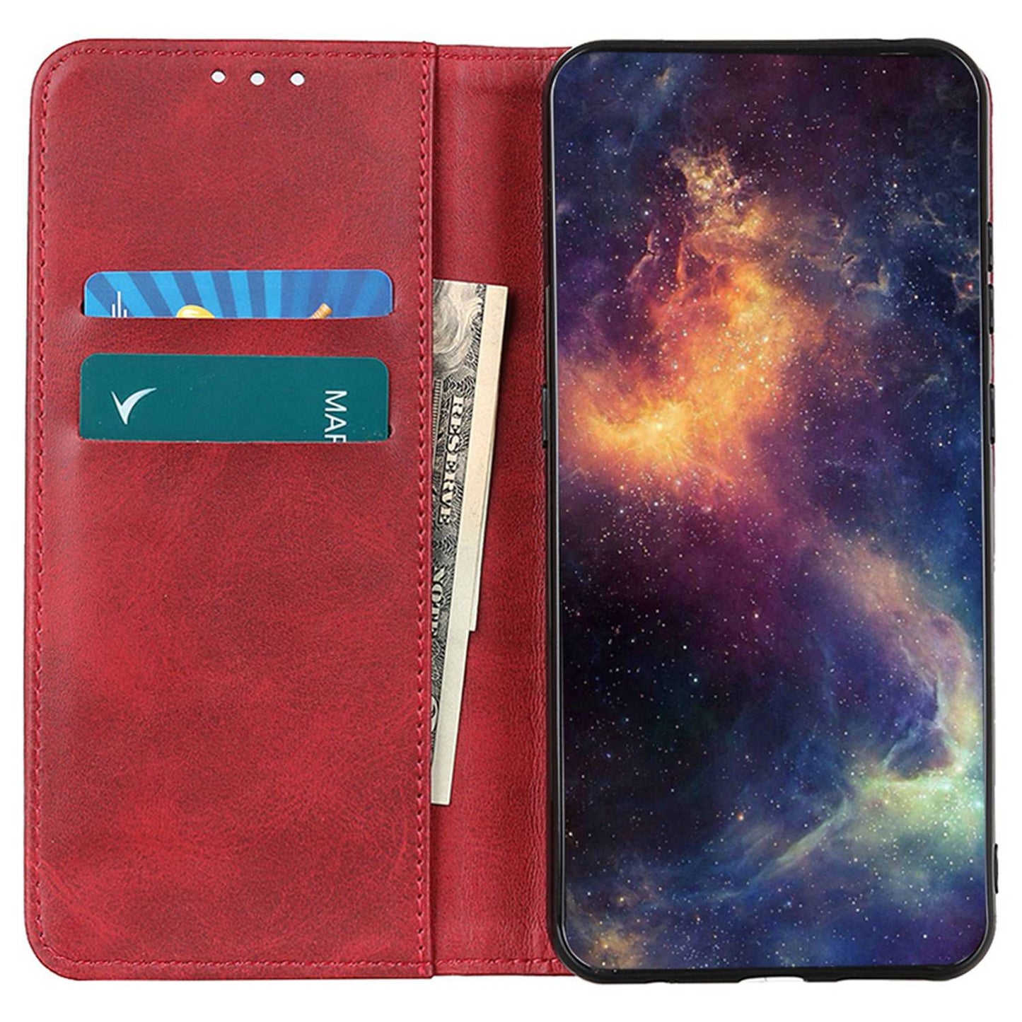 For Samsung Galaxy A05s 4G Case Cowhide Texture Split Leather Cover Wallet Stand Phone Shell