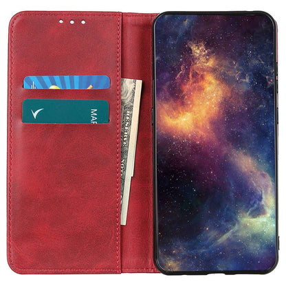 For Samsung Galaxy A05s 4G Case Cowhide Texture Split Leather Cover Wallet Stand Phone Shell