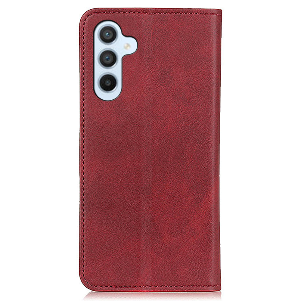 For Samsung Galaxy A05s 4G Case Cowhide Texture Split Leather Cover Wallet Stand Phone Shell