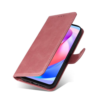 For Honor X6a 4G Case Calf Texture Wallet Stand PU Leather Cell Phone Cover