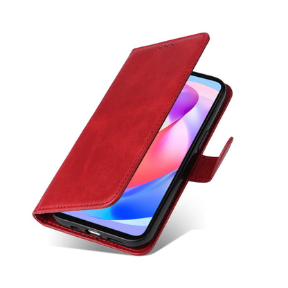 For Honor X6a 4G Case Calf Texture Wallet Stand PU Leather Cell Phone Cover
