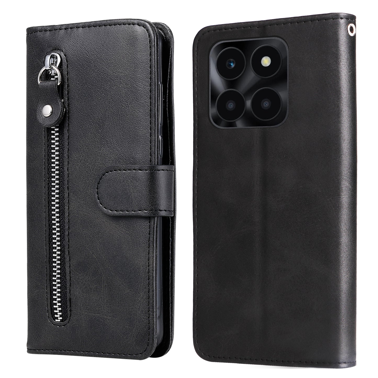 For Honor X6a 4G Case Slim-Fit Phone Shell Stand Function Wallet Cover