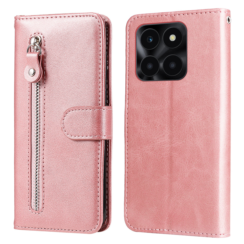 For Honor X6a 4G Case Slim-Fit Phone Shell Stand Function Wallet Cover